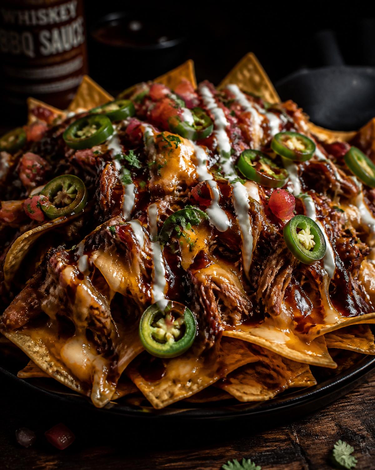 BBQ Nachos — placeholder photography